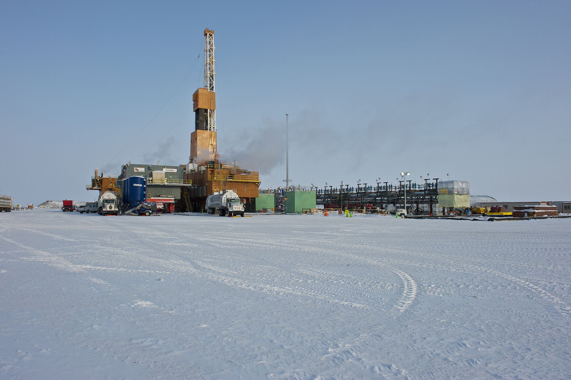 Instalaciones de ConocoPhillips en el Ártico