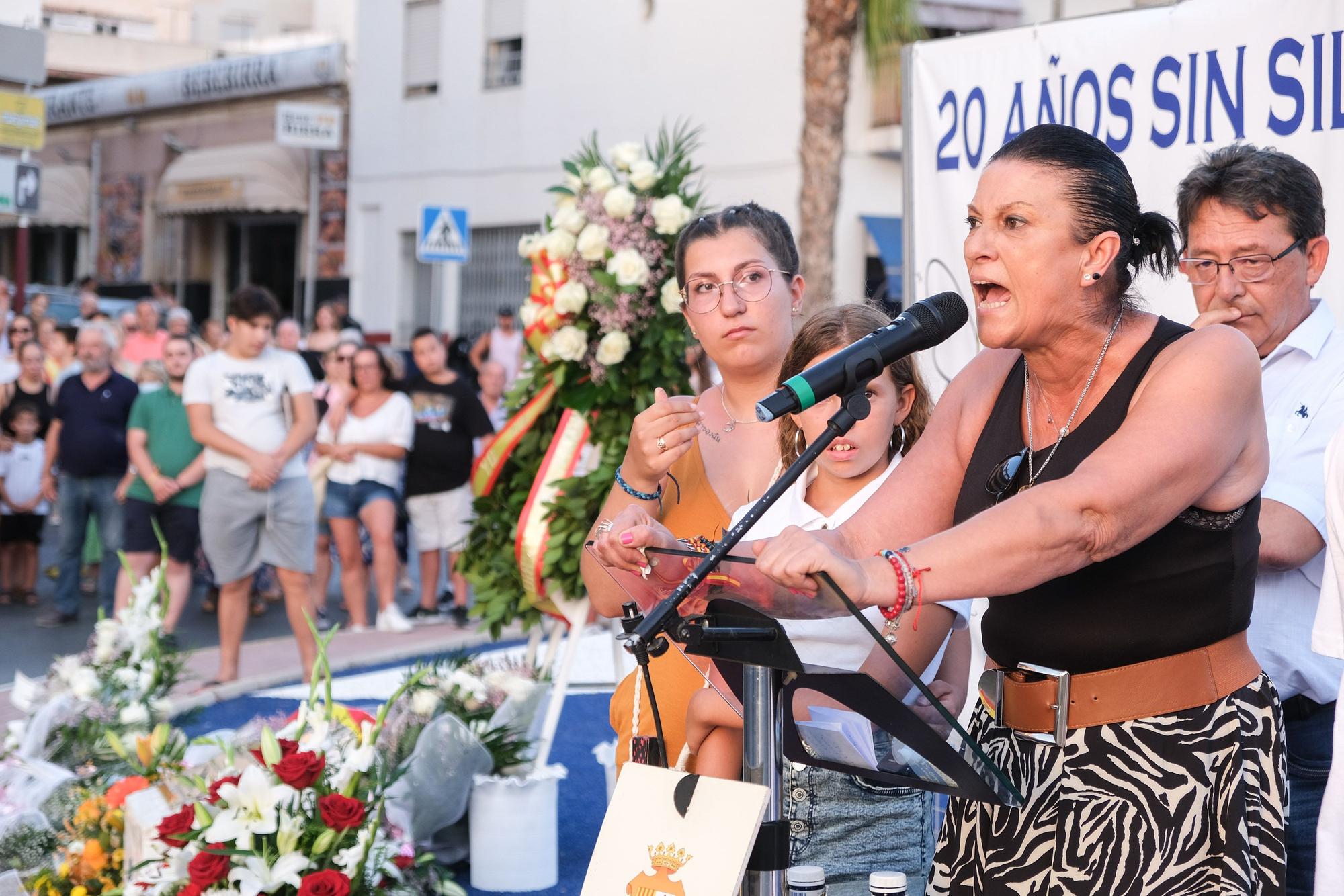 Santa Pola homenajea a la pequeña Silvia en el 20 aniversario de su asesinato en el atentado de ETA