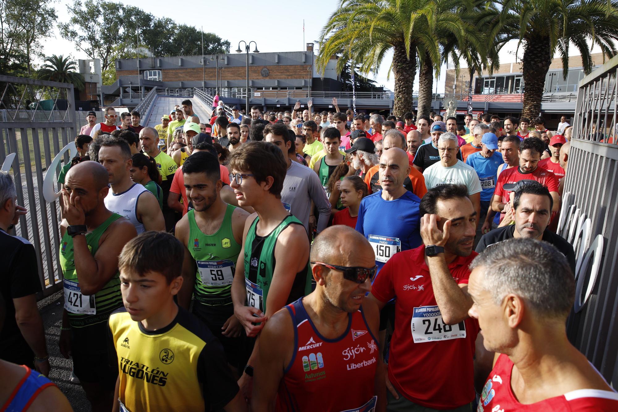 EN IMÁGENES: Carrera del Grupo Covadonga y el Club de Natación Santa Olaya en Gijón