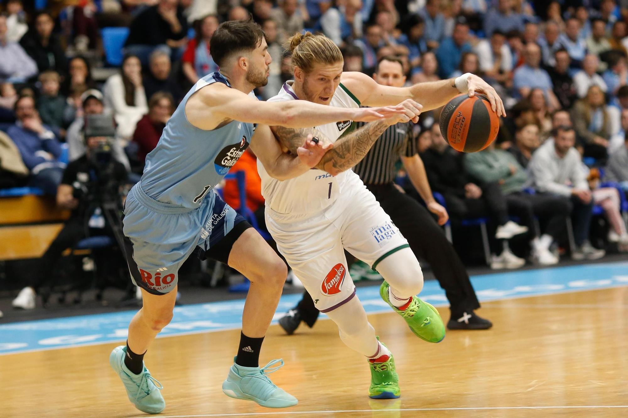 Liga Endesa: El Río Breogán - Unicaja CB, en imágenes