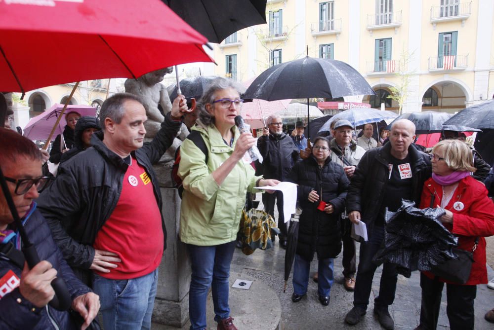 Manifestació pensionistes Girona