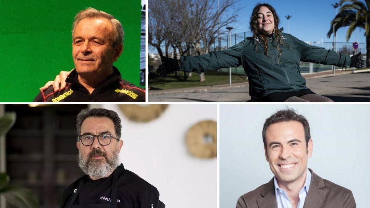 Juan Pastor, Loida Zabala, José Manuel Galán y Felipe del Campo.