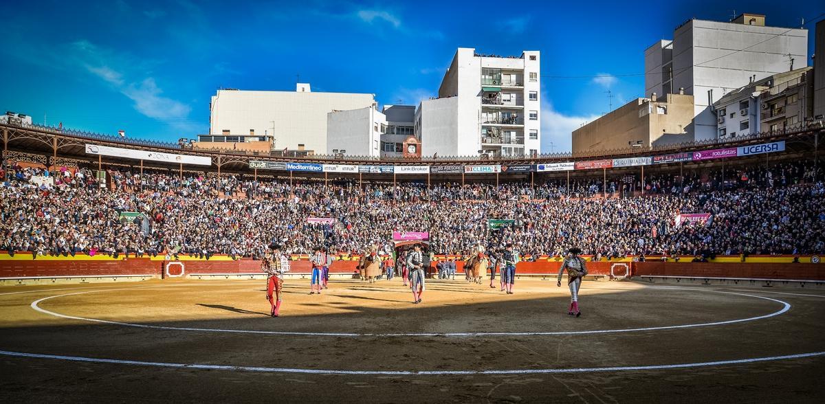 Imagen de archivo de la plaza de toros de Castellón.