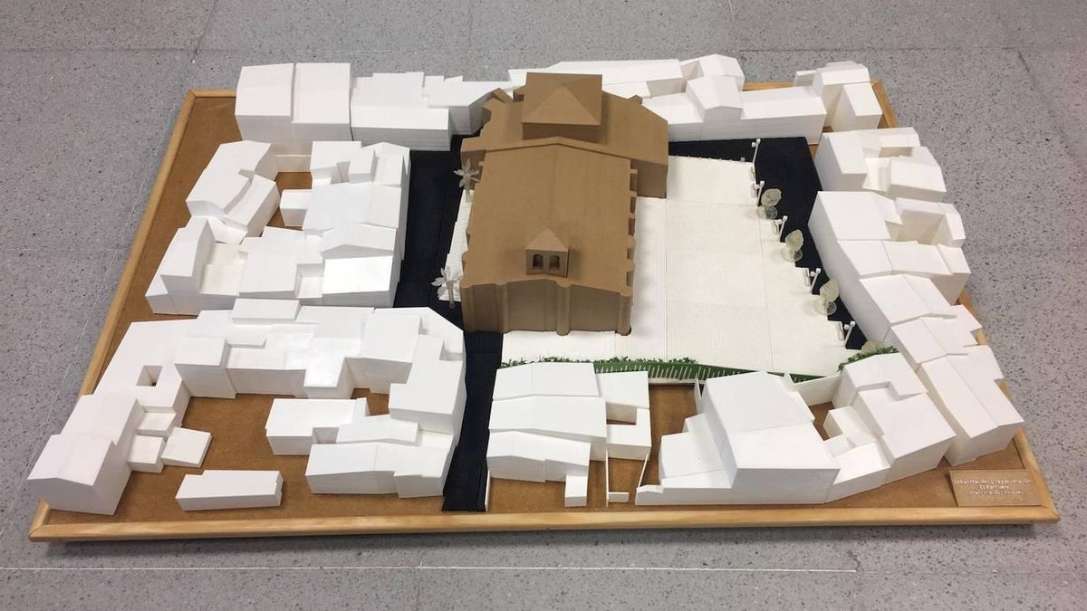 Maqueta de la intervención.