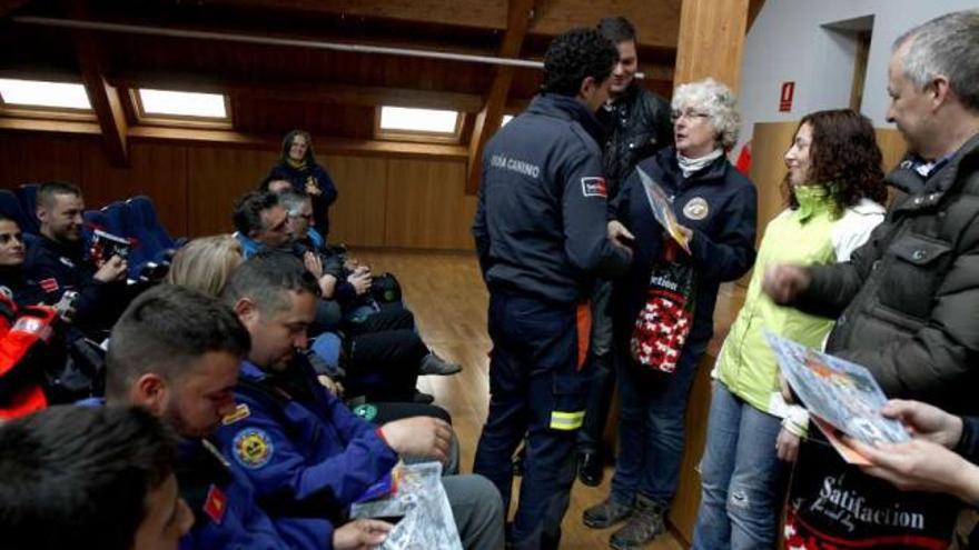 Participantes en las segundas pruebas de homologación IRO que acogió estos días A Estrada.