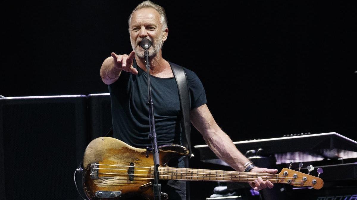 Sting, durante un concierto. // Erwin Scheriau