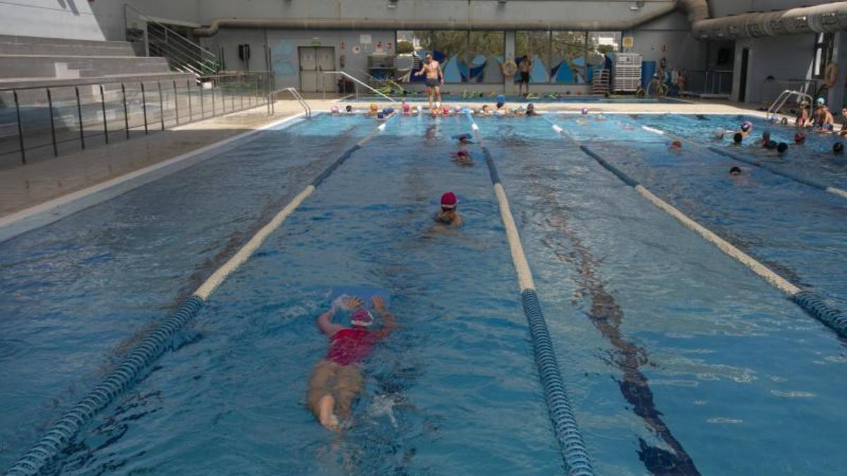 Una de las piscinas de Sagunt.