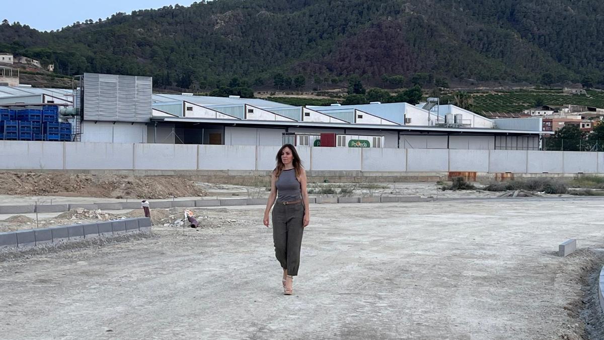 La vicealcaldesa Rebeca Pérez visitó este viernes el tramo por el que continuará el vial de San José de la Vega.