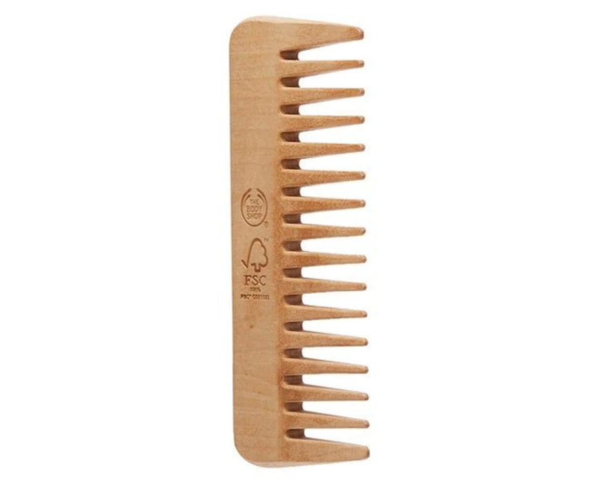 REF 468 PEINE DE MADERA ANTIFRIZZ RECTANCULAR