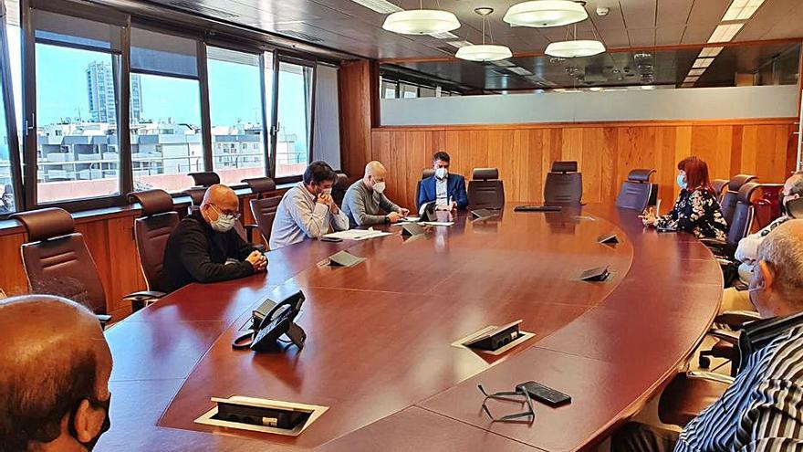 Reunión entre el Ayuntamiento de la capital y los representantes del Rastro.