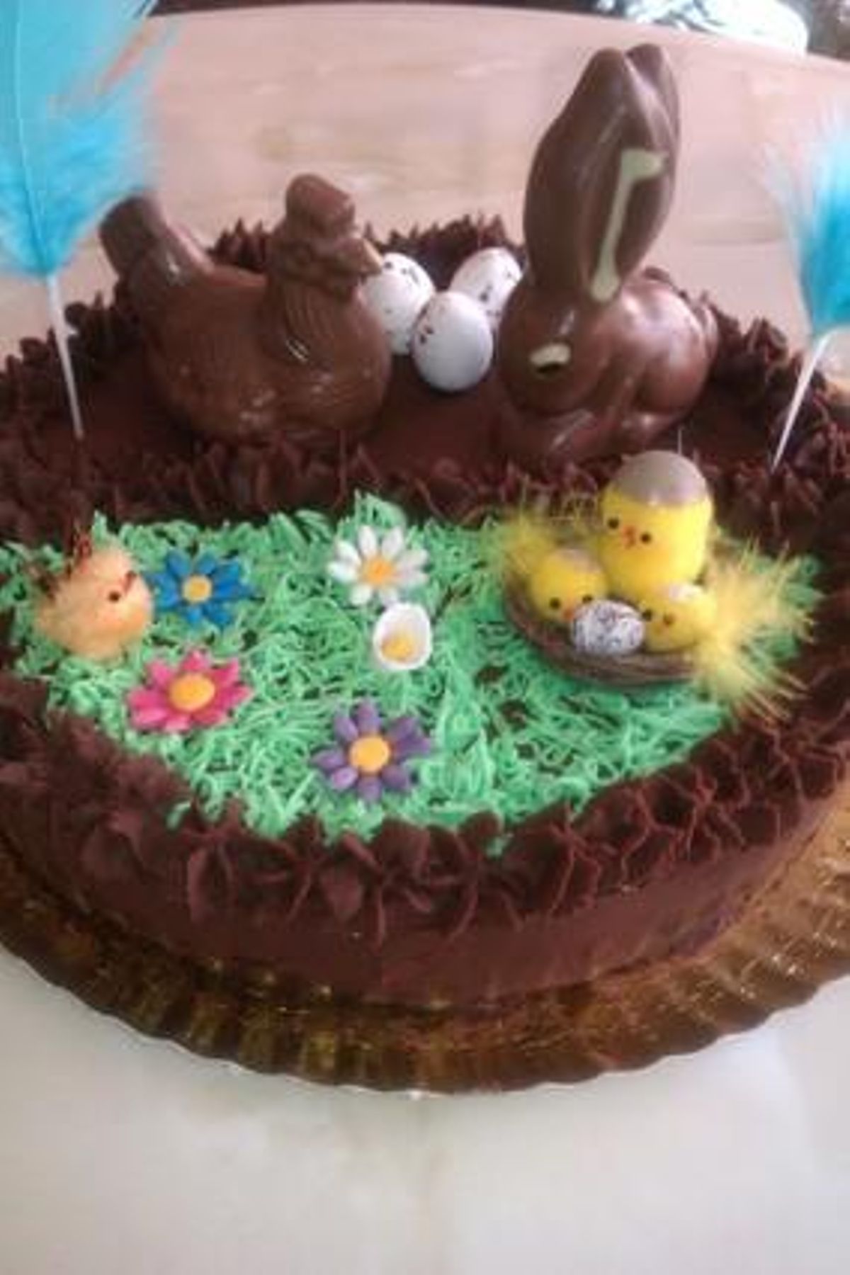 Mona de Pasqua, amb molts animals.