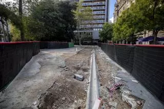 El Ayuntamiento de Palma renuncia a instalar un cristal para dejar a la vista la muralla de plaza España