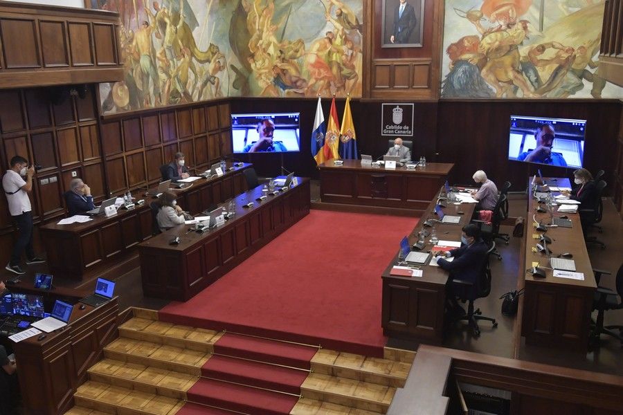 Pleno del Cabildo grancanario (05/07/2021)