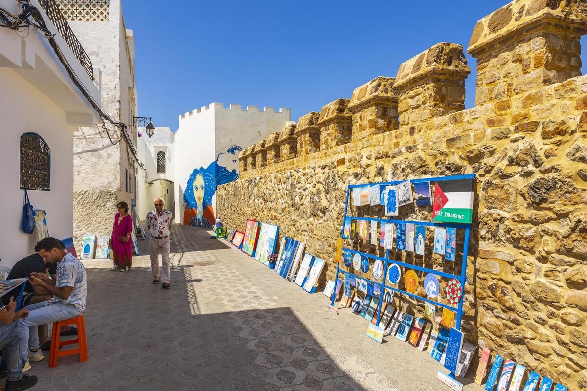 Las calles de Asilah respiran creatividad por los cuatro costados