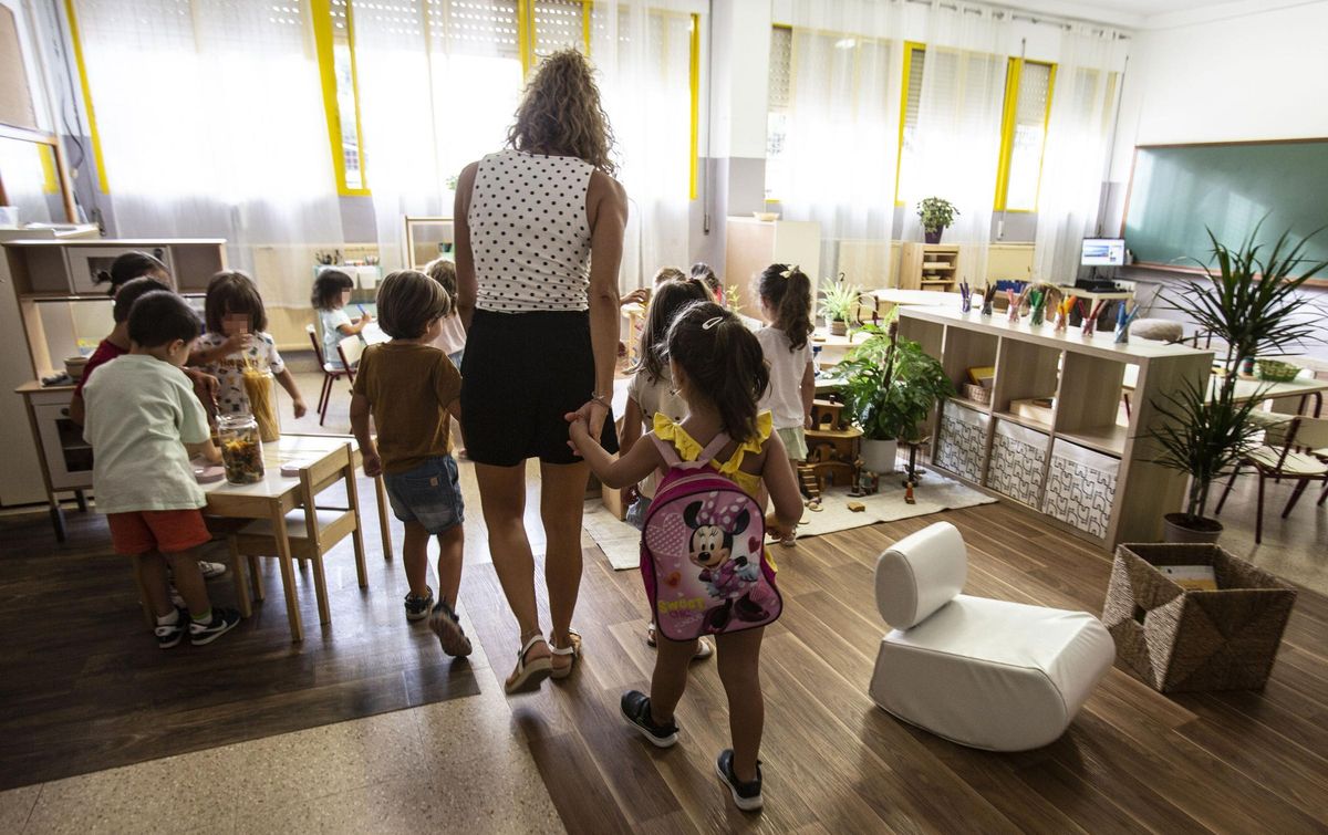 Primer día de colegio en Alicante