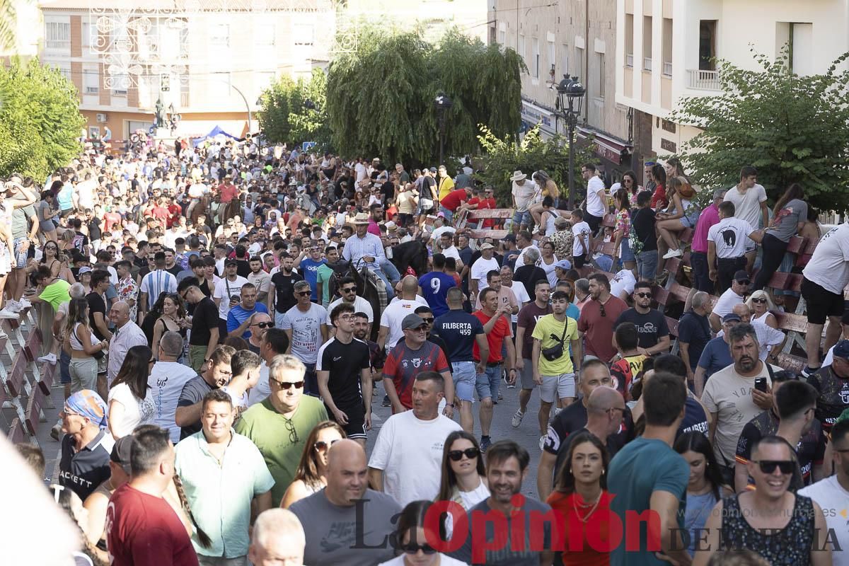 El segundo encierro de las Fiestas de Moratalla se salda con un herido