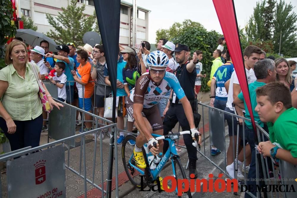 Vuelta ciclista a España: Salida en Caravaca