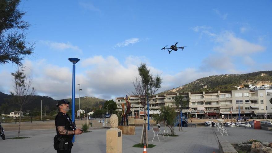 La Policía Local de Andratx refuerza la vigilancia y prevención mediante el uso de drones policiales