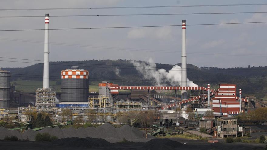 Instalaciones de Arcelor en Veriña