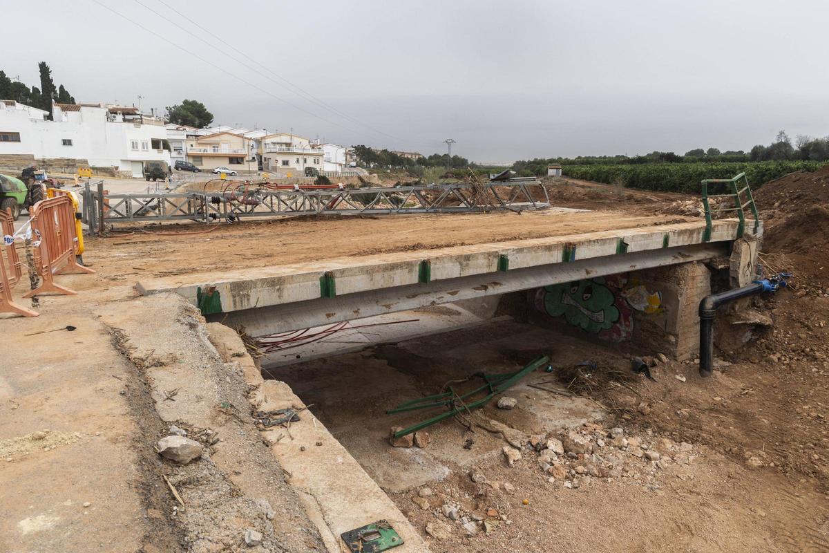 Barranco del Pozalet en Loriguilla un mes después