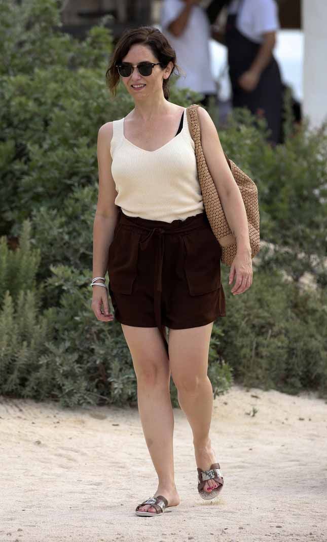 Isabel Díaz Ayuso en Ibiza: "Pienso recomendar la isla a todo el mundo"