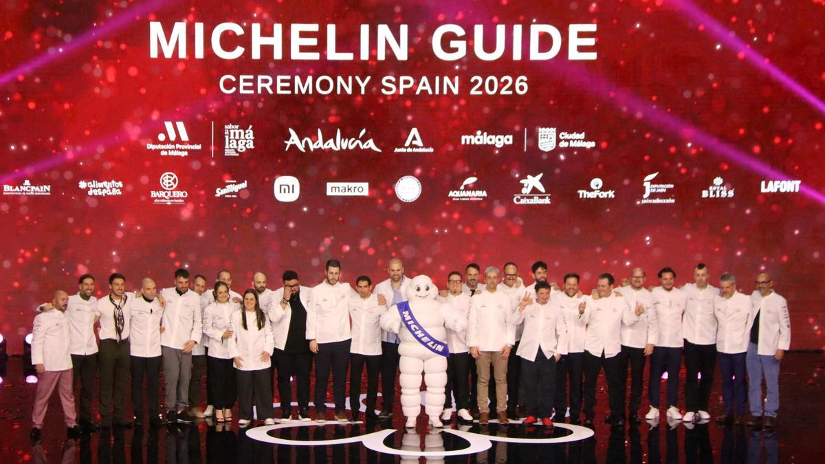 Los ganadores de las estrellas Michelin 2026.