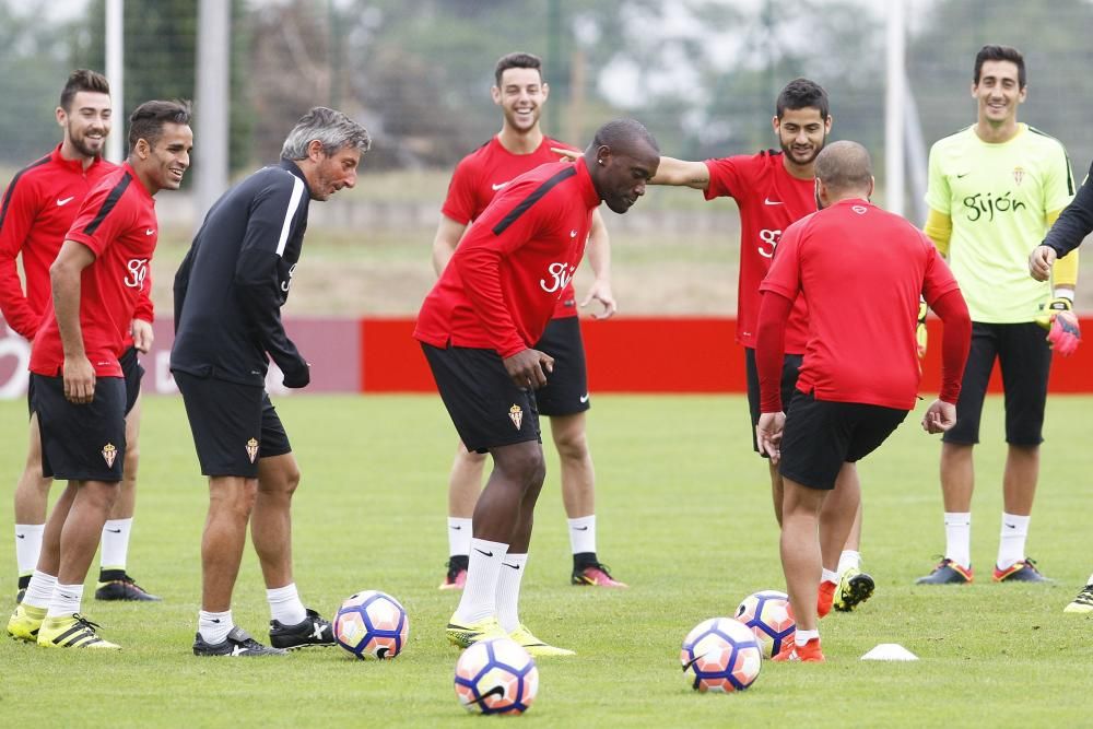 Entrenamiento del Sporting