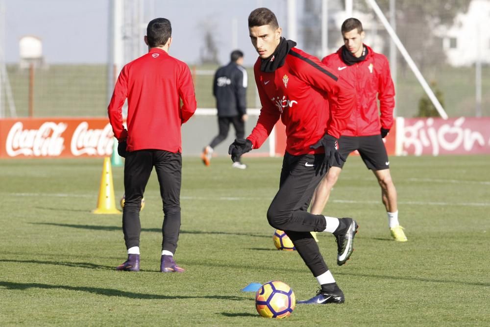 Entrenamiento del Sporting