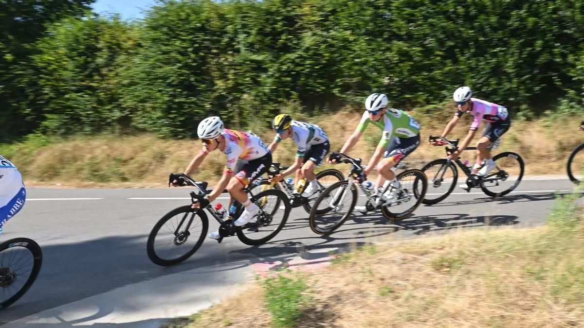 Benjamín Noval, en el Tour de Francia junior