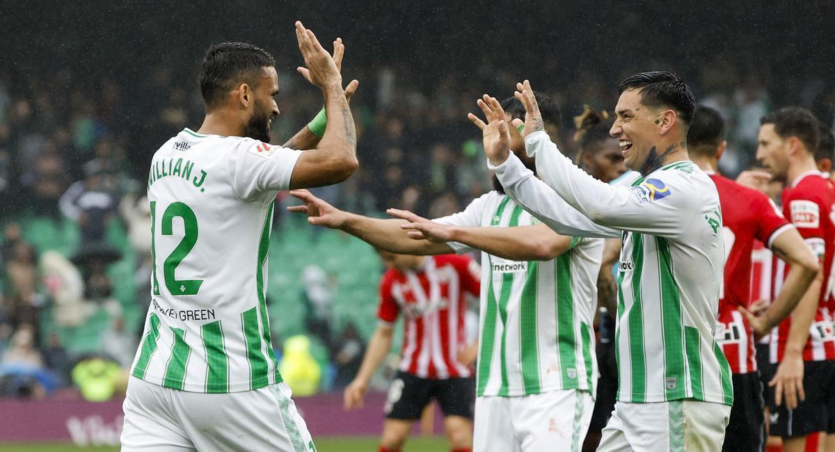 El Betis está ubicado en el sexto lugar de la tabla, puesto de Europa League