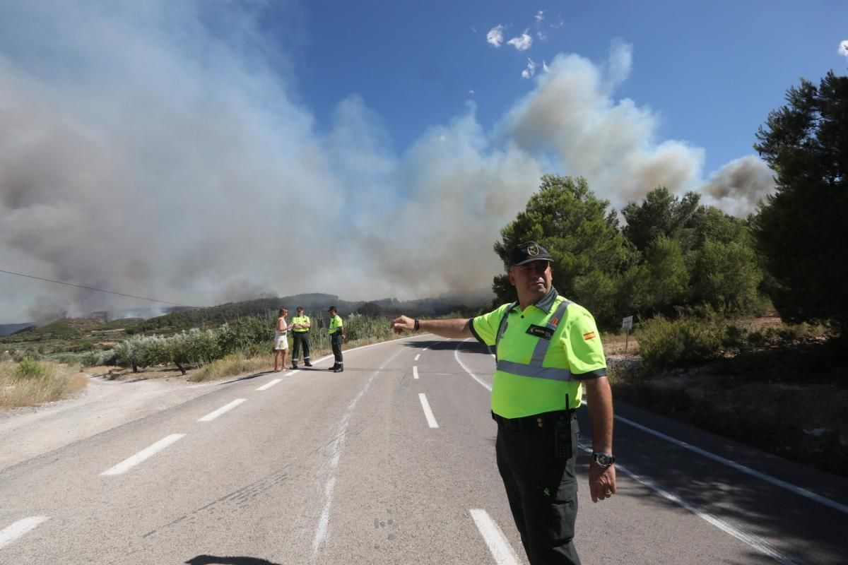 Incendio en la Serra Calderona