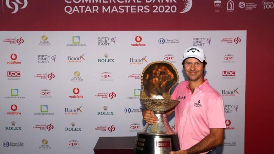 Jorge Campillo defiende el título de campeón del Qatar Masters