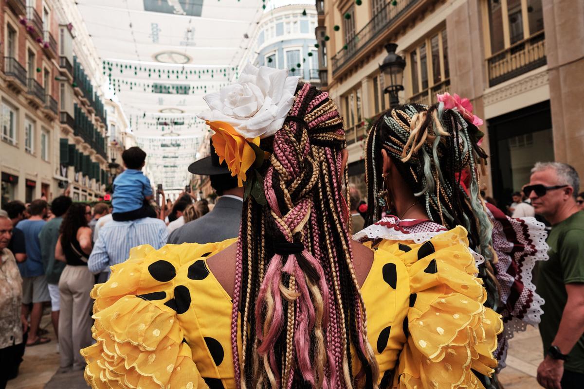 El segundo día de la Feria del Centro de Málaga, en imágenes