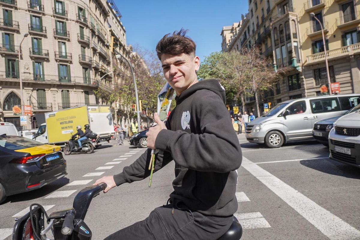 Celebración del día de Sant Jordi en Barcelona