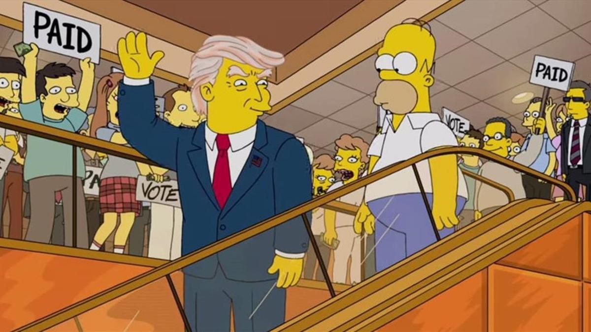 television donald trump simpson