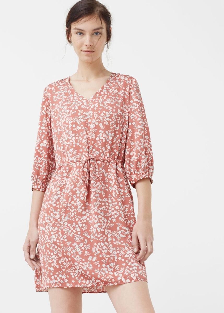 Vestido de flores de Mango Outlet