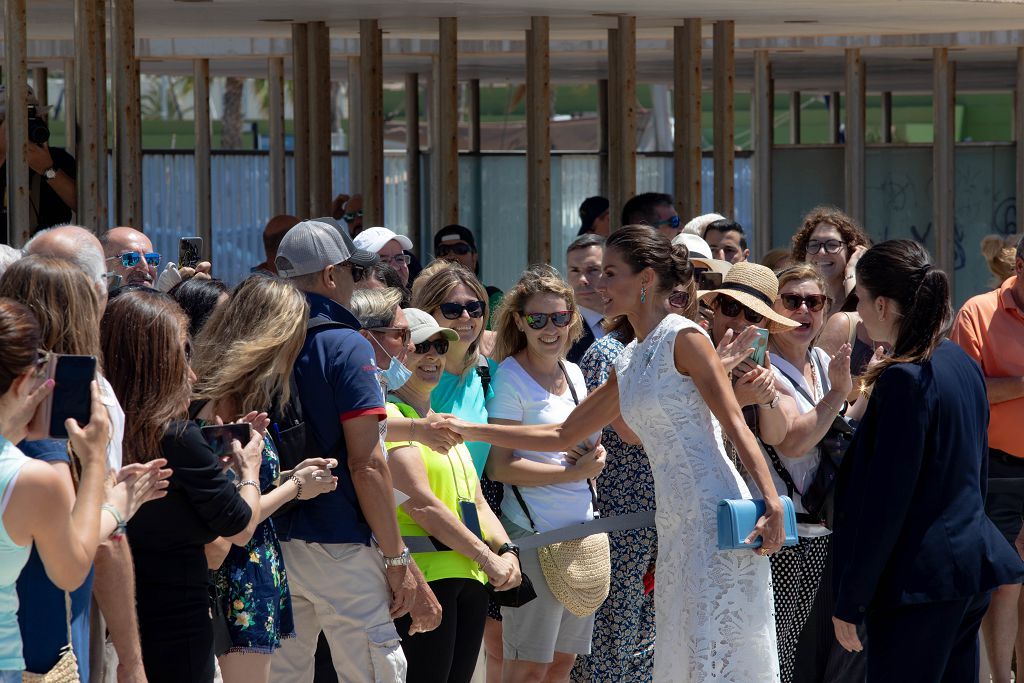 Así ha sido la visita de la reina Letizia a Cartagena