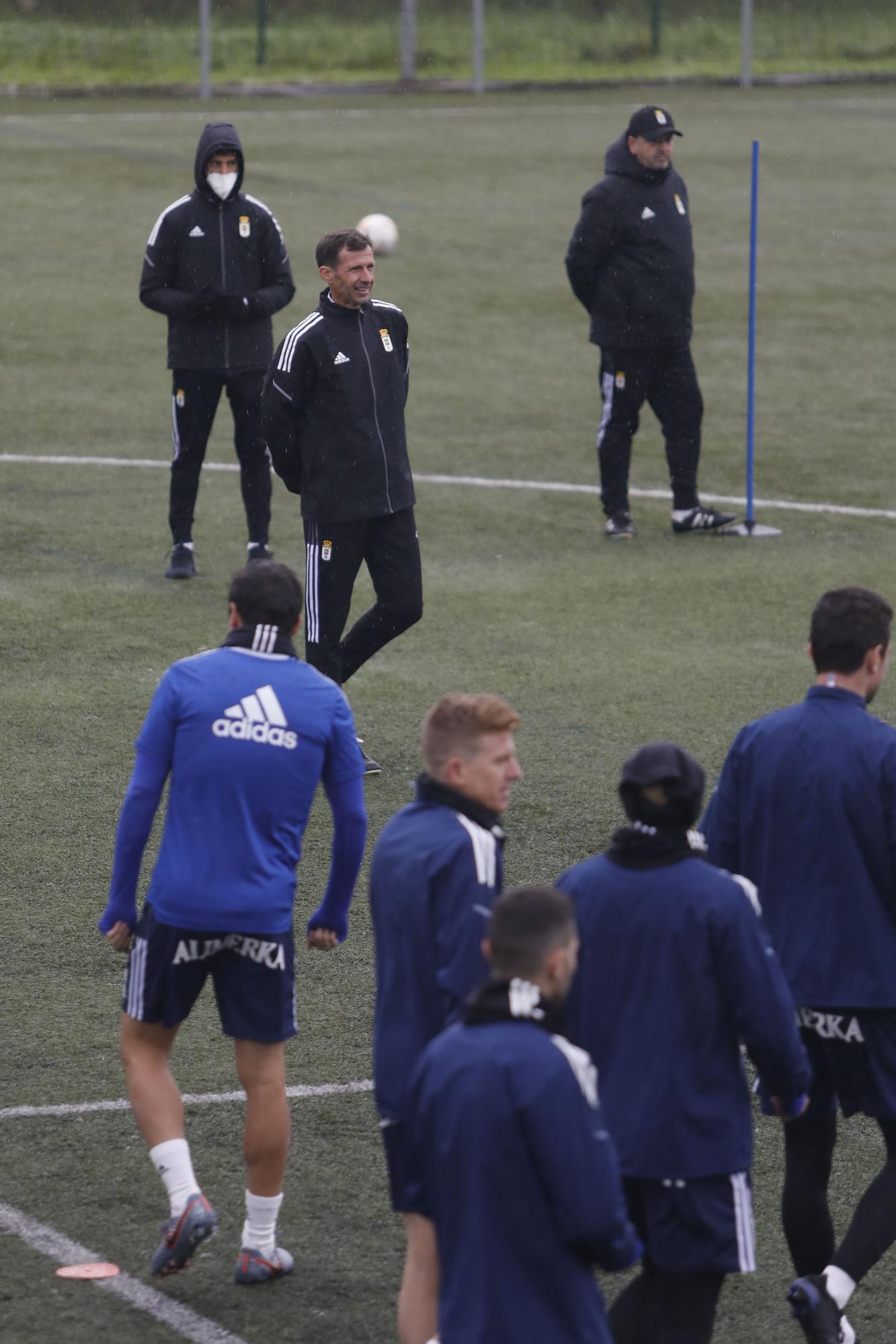 Las imágenes del entrenamiento del Oviedo