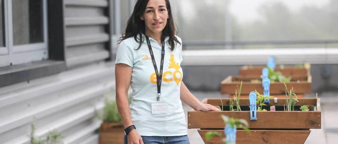 Carmen Álvarez, de la empresa Eco Asturias, con sede en Gijón.