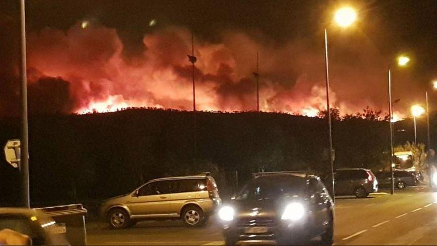 10.000 evacuados por el incendio de Bormes-les-Mimosas, al sur de Francia