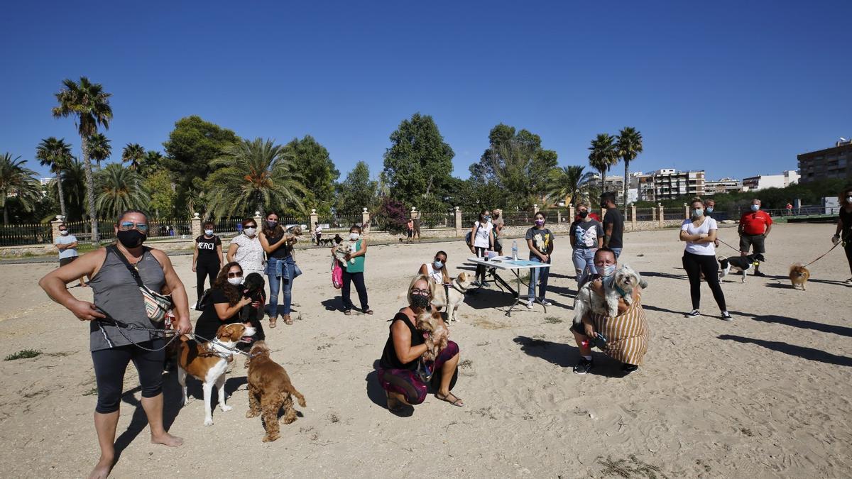 Protesta para reclamar "playas caninas dignas" en Torrevieja