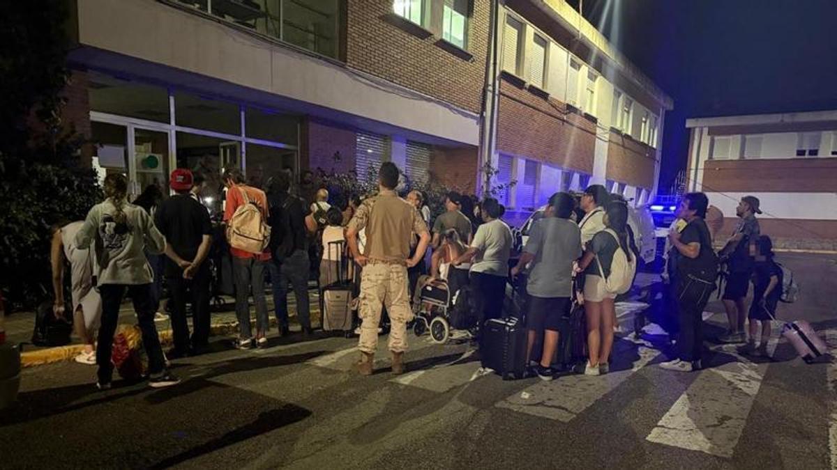 Getafe acoge en el ACAR a los vecinos evacuados por el incendio de Robledo de Chavela.