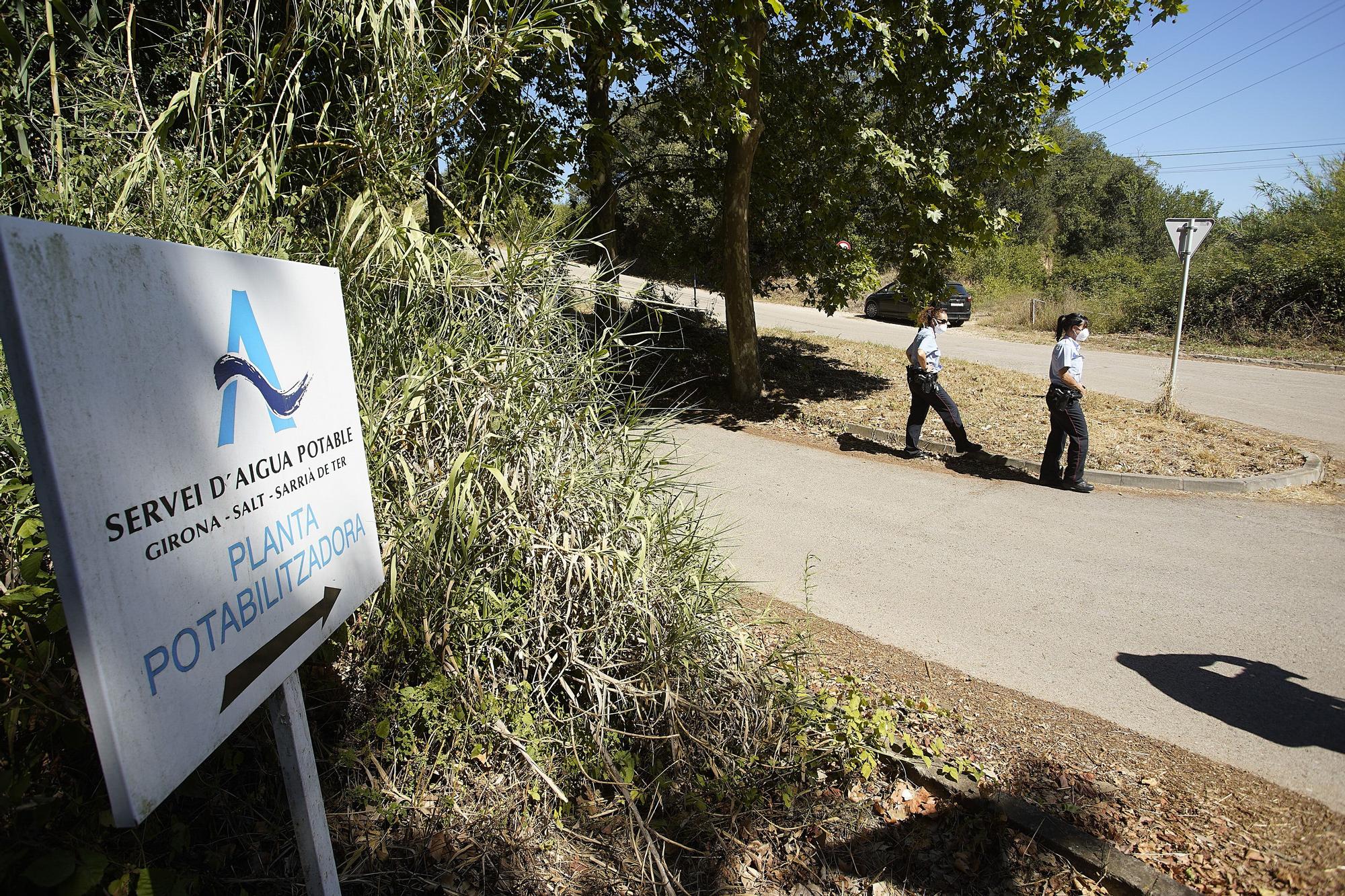 Alerta química a Bescanó per un incident a la planta d'Aigües de Girona