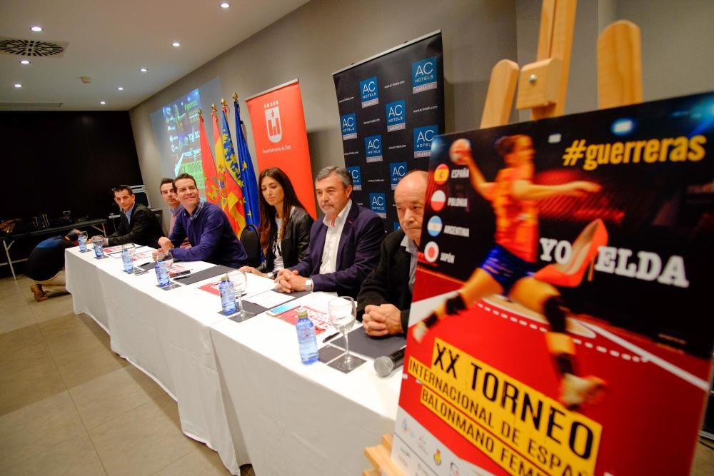 Presentación del XX Torneo Internacional de España de balonmano femenino