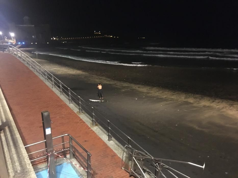 Deportistas en Las Palmas de Gran Canaria