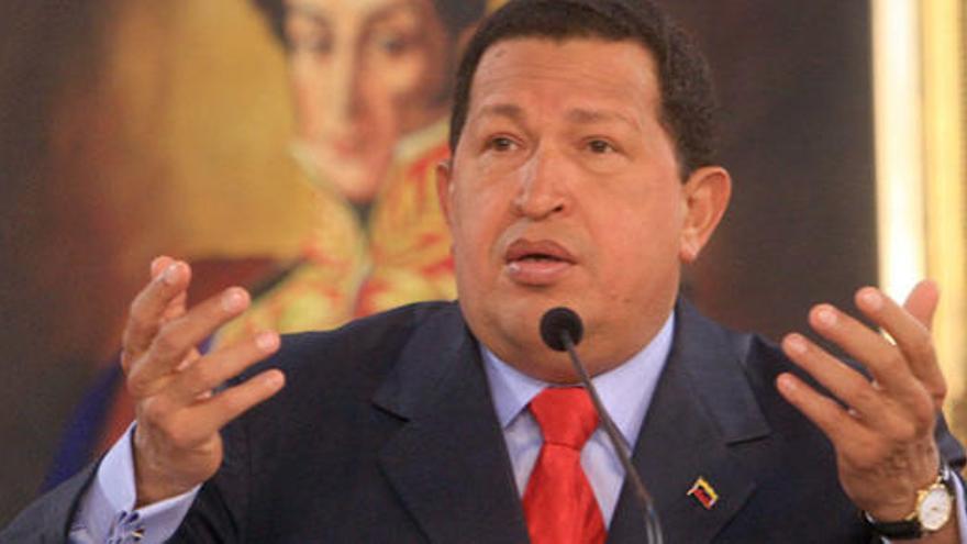El presidente venezolano Hugo Chávez