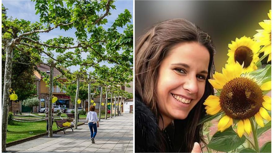 Marea de girasoles en memoria de Leticia Rosino