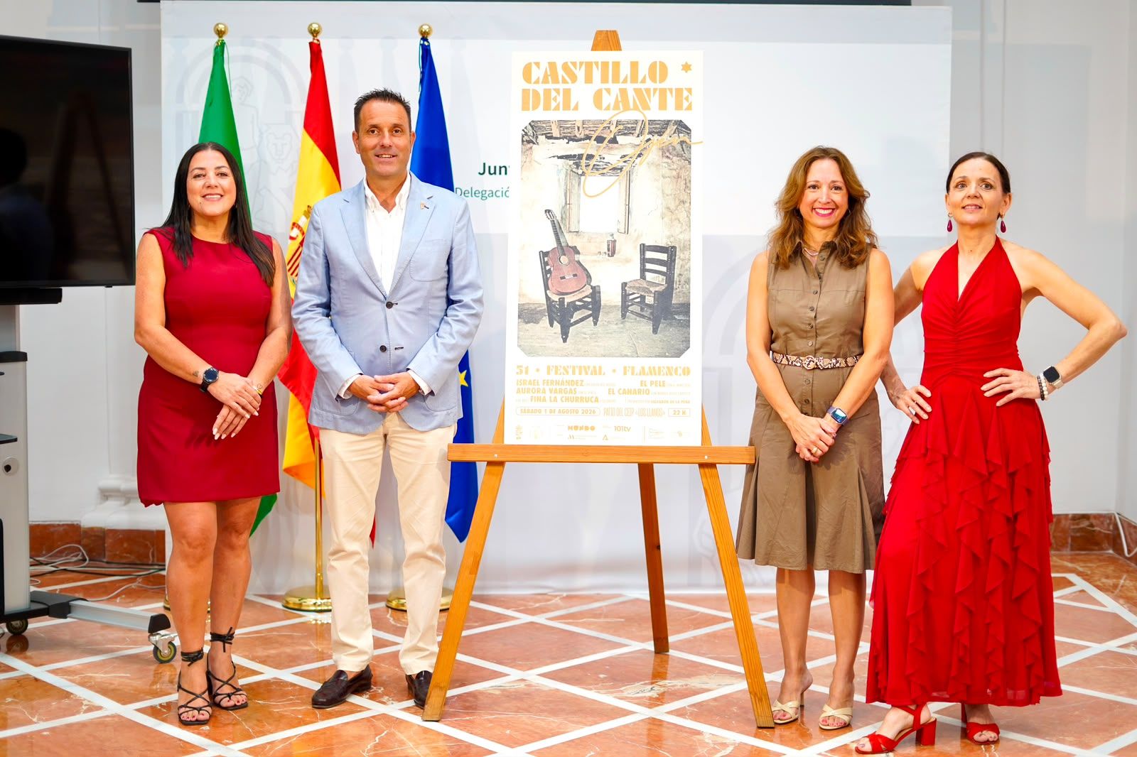 Foto de la presentación de la 51 edición del Festival Flamenco Castillo del Cante