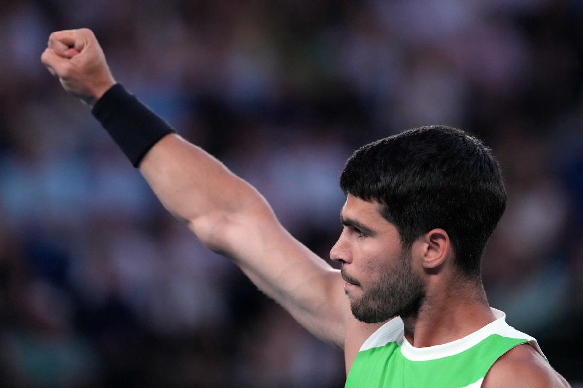 Open de Australia: Carlos Alcaraz - Alex de Miñaur, en imágenes.