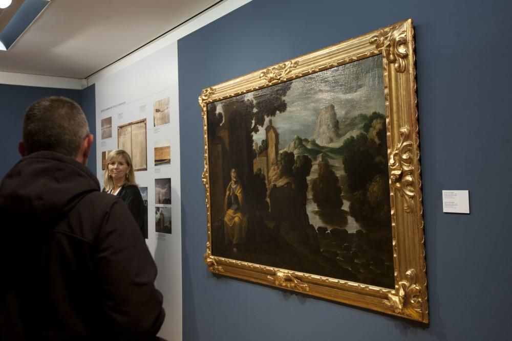 El cuadro 'Arrepentimiento de San Pedro' esconde una imagen oculta bajo la que se puede ver a primera vista que fue descubierta en el proceso de restauración.